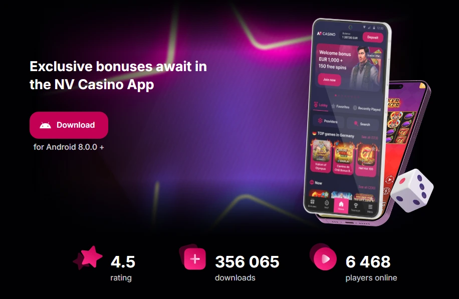 NV Casino APK download – aplikace pro Android a iOS v Česku
